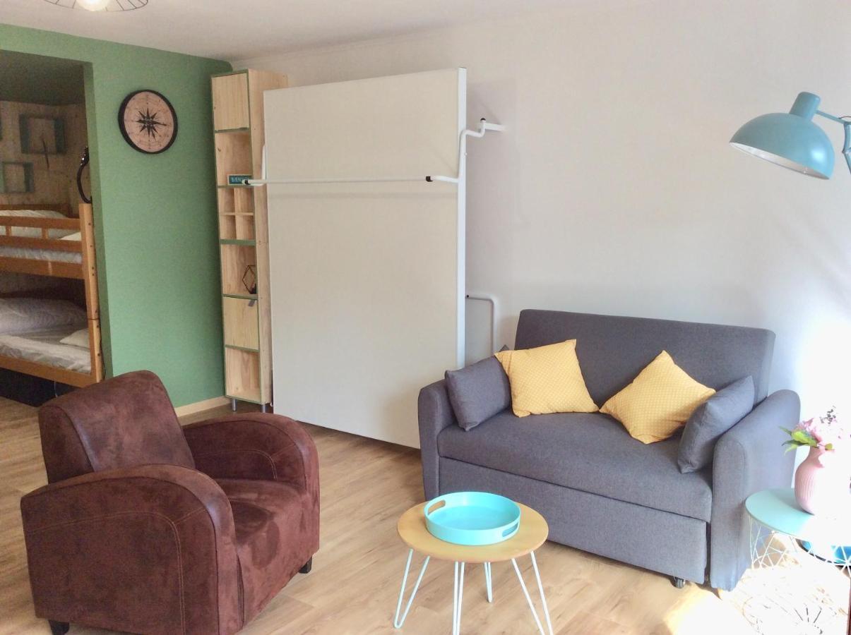 Les Obiones, Vue Laterale Mer, Fort Mahon Plage, Magnifique Studio Cabine 4P, Avec Balcon , Parking Prive Gratuit, Wifi, Classe 2 Etoiles, Exposition Plein Sud En Baie De Somme Zewnętrze zdjęcie